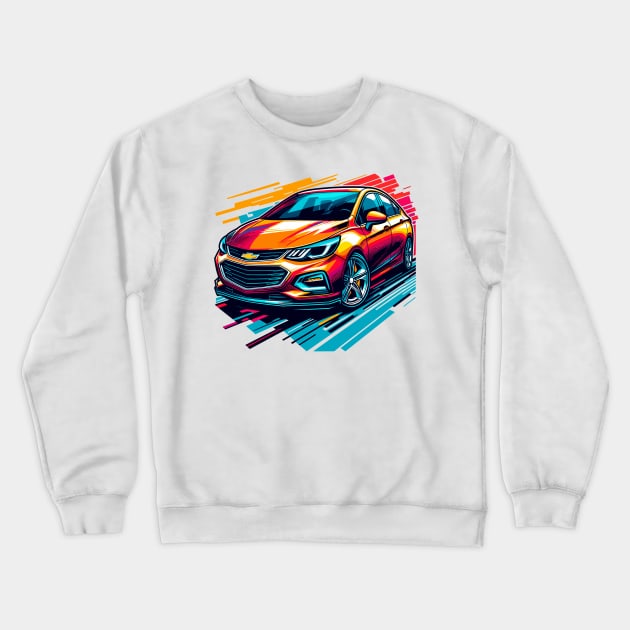 Chevrolet Cruze Crewneck Sweatshirt by Vehicles-Art